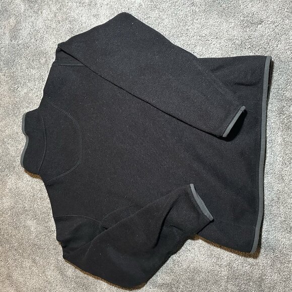 Arcteryx Covert Fleece Full Zip Womens Medium Black Polartec Gorpcore - Picture 8 of 12